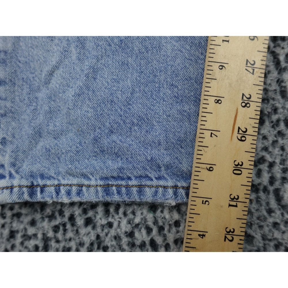 WE THE FREE‎ Curvy Jeans Womens 34 Light Wash Blue Denim Button Fly Casual - Picture 6 of 16